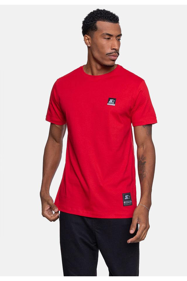 Camiseta-Starter-Estampada-Vermelha