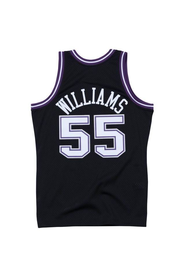 Regata-Mitchell---Ness-Swingman-Jersey-Sacramento-Kings-Road-2000-01-Jason-Williams-Preta