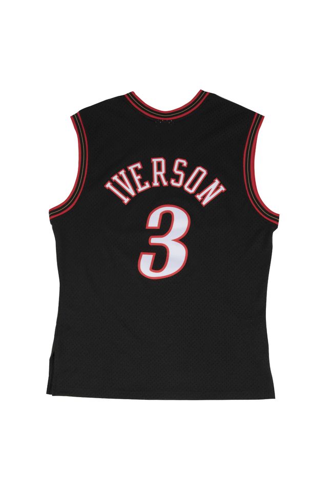 Regata-Mitchell---Ness-NBA-Swingman-Jersey-Philadelphia-76ERS-Allen-Iverson-Road-2000-01-Preta