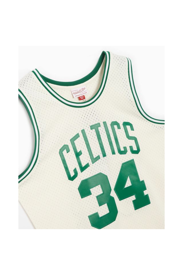Regata-Mitchell---Ness-Cream-Swingman-Jersey-Boston-Celtics-2007-08-Paul-Pierce-Off-White
