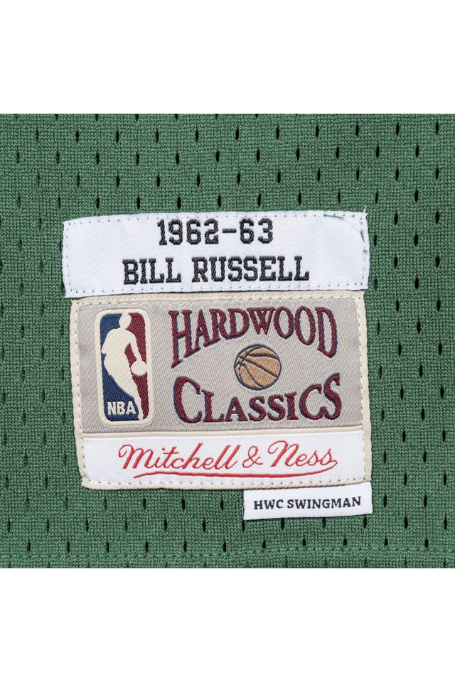 Regata-Mitchell---Ness-Road-Swingman-Jersey-Boston-Celtics-1962-63-Bill-Russell-Verde