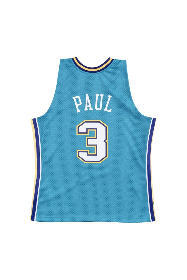 Regata-Mitchell---Ness-Road-Swingman-Jersey-New-Orleans-Hornets-2005-06-Chris-Paul-Verde