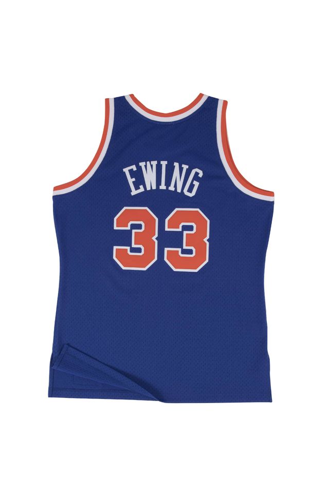 Regata-Mitchell---Ness-Road-Swingman-Jersey-New-York-Knicks-1991-92-Patrick-Ewing-Azul-Royal