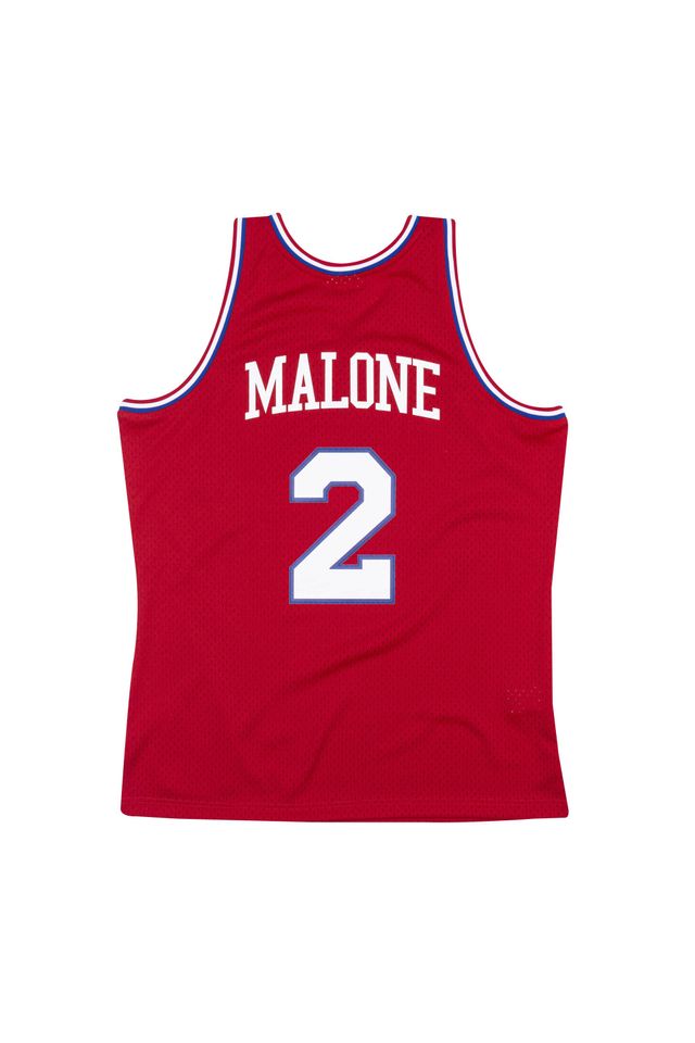 Regata-Mitchell---Ness-Swingman-Jersey-Philadelphia-76ers-1982-83-Moses-Malone-Vermelha