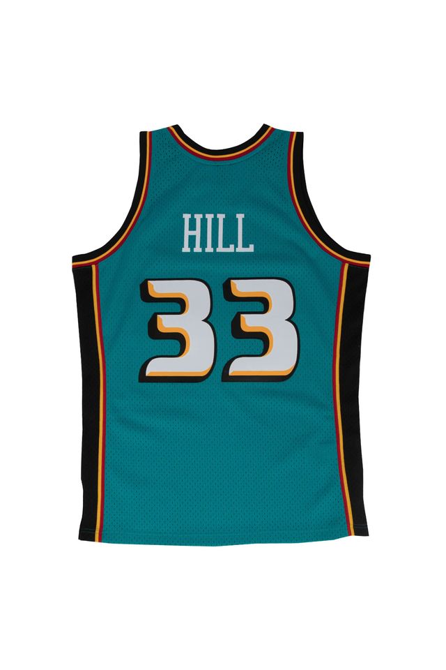 Regata-Mitchell---Ness-Road-Swingman-Jersey-Detroit-Pistons-1998-99-Grant-Hill-Verde