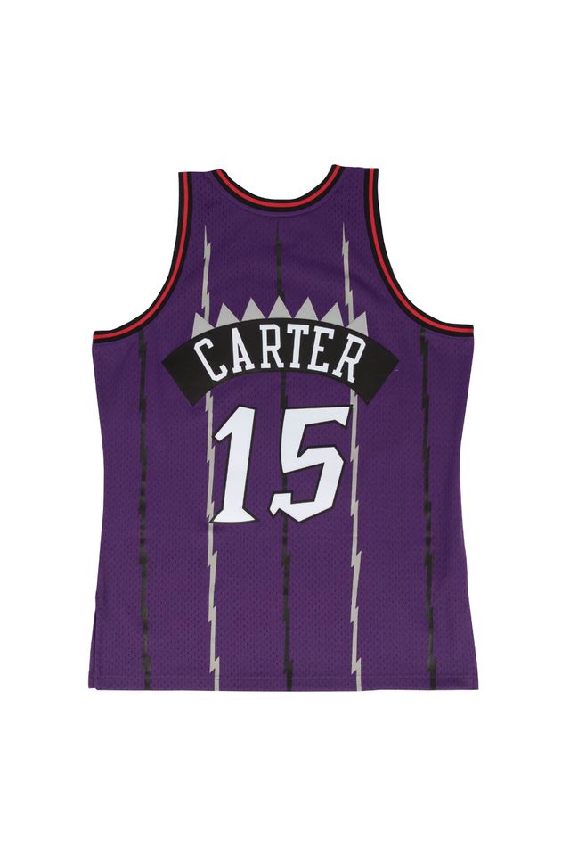 Regata-Mitchell---Ness-Road-Swingman-Jersey-Toronto-Raptors-1998-99-Vince-Carter-Roxa