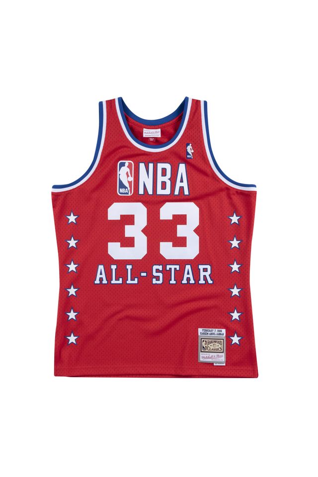 Regata-Mitchell---Ness-All-Star-West-Swingman-Jersey-1988-Kareem-Abdul-Jabbar-Vermelha