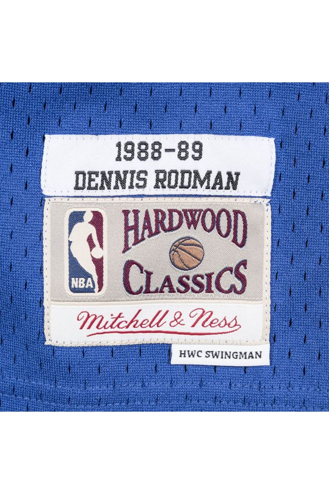 Regata-Mitchell---Ness-Road-Swingman-Jersey-Detroit-Pistons-1988-89-Dennis-Rodman-Azul-Royal