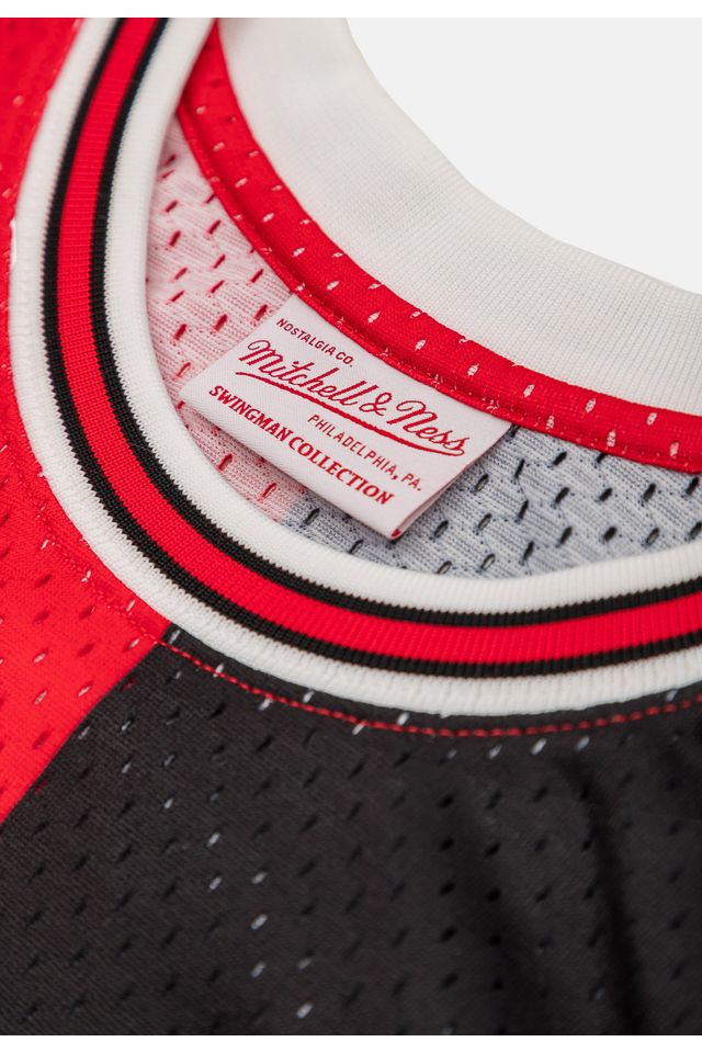 Regata-Mitchell---Ness-Split-Swingman-Jersey-Chicago-Bulls-1997-98-Scottie-Pippen-Preta