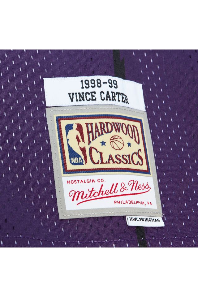 Regata-Mitchell---Ness-Big-Face-7-0-Swingman-Jersey-Toronto-Raptors-1998-99-Vince-Carter-Roxa