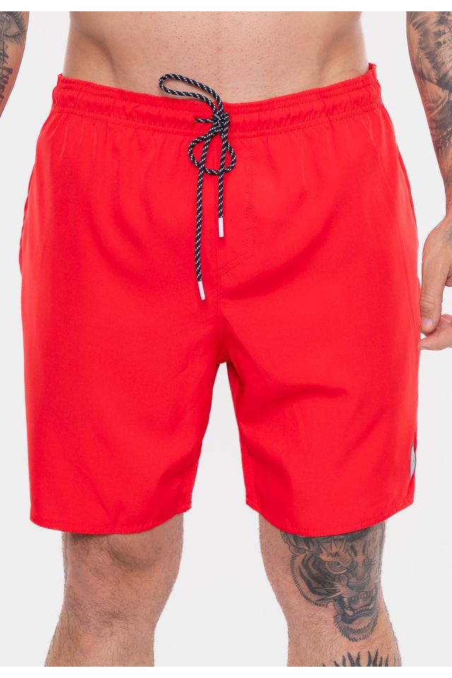 Shorts-Fatal-Elastico-Vermelho-Rubi