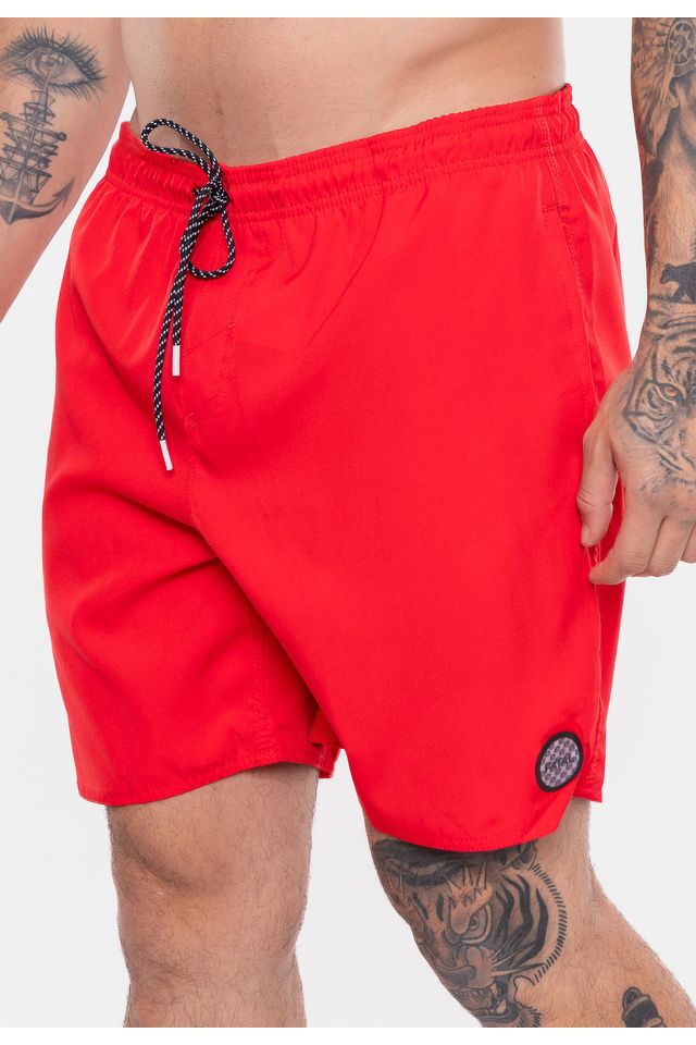 Shorts-Fatal-Elastico-Vermelho-Rubi