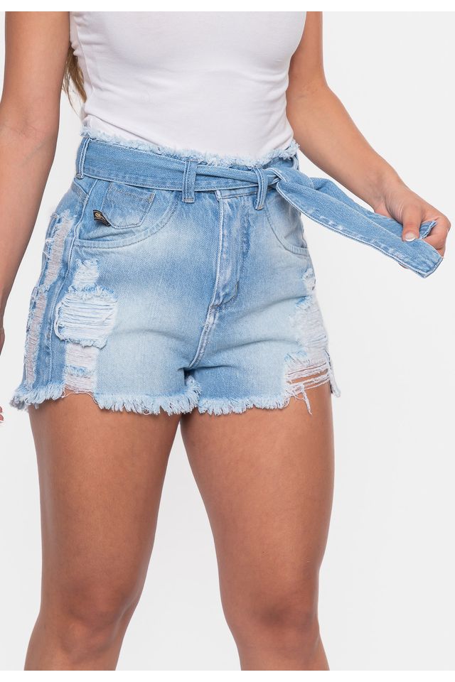 Shorts-Ecko-Cintura-Alta-Azul