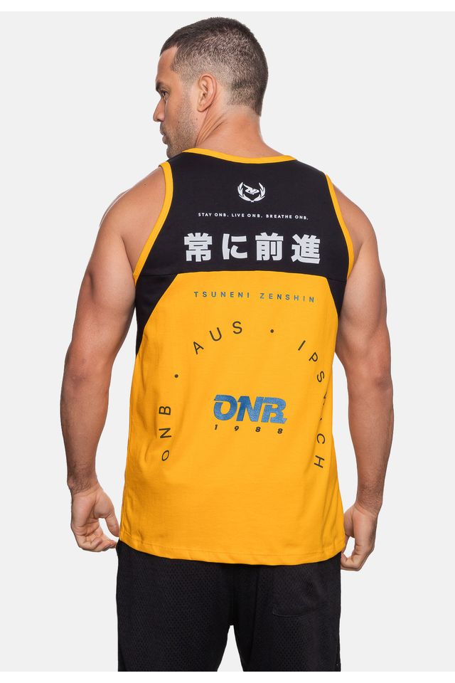 Regata-Onbongo-Estampada-Preta