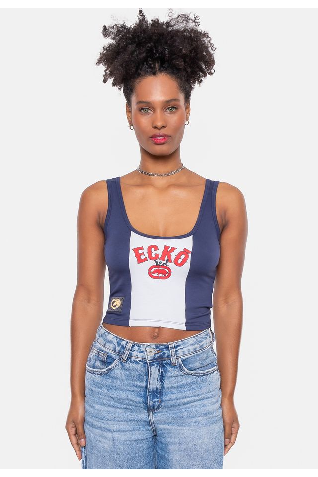Top-Ecko-Feminino-Danny-Azul-Marinho Top-Ecko-Feminino-Danny-Azul-Marinho