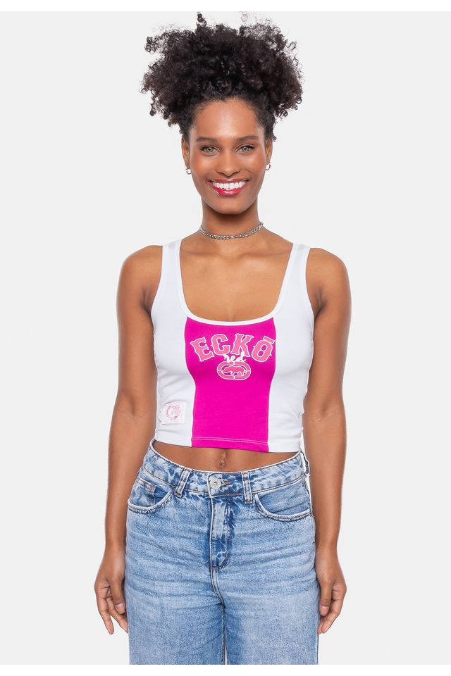 Top-Ecko-Feminino-Danny-Branca Top-Ecko-Feminino-Danny-Branca