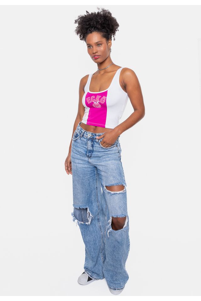 Top-Ecko-Feminino-Danny-Branca Top-Ecko-Feminino-Danny-Branca