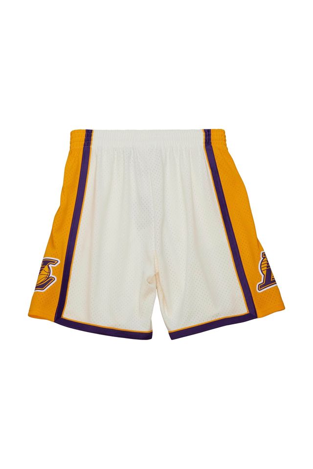 Shorts-Mitchell---Ness-Cream-Swingman-Los-Angeles-Lakers-2009-Branco