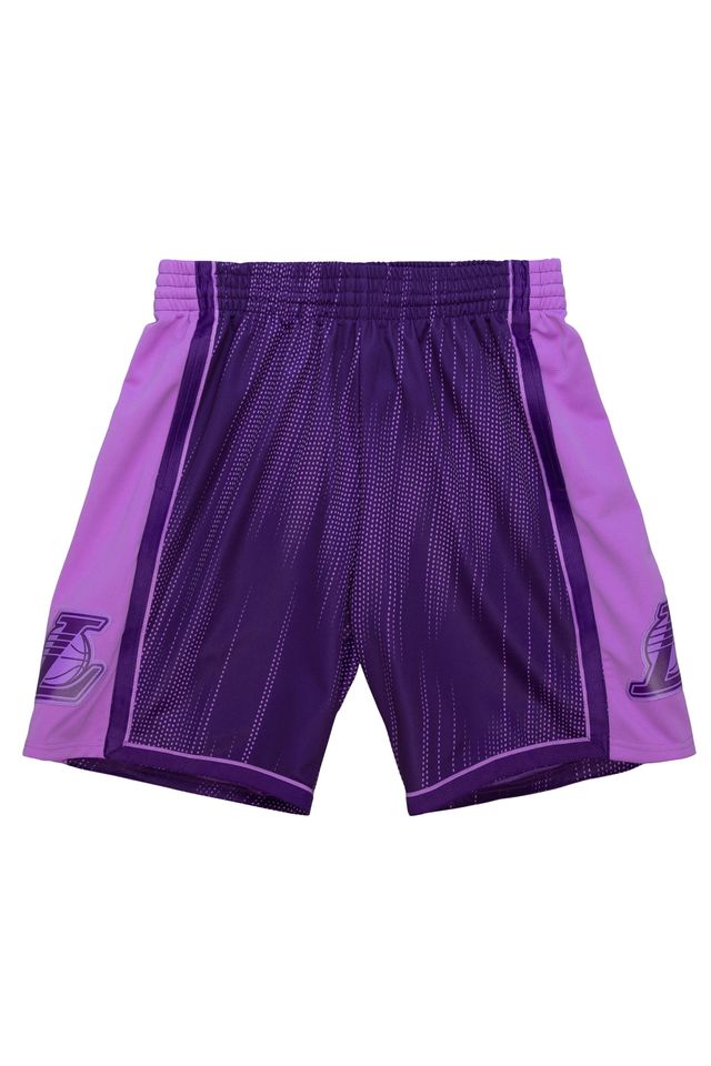 Shorts-Mitchell---Ness-NBA-Monochrome-Swingman-Los-Angeles-Lakers-Roxa