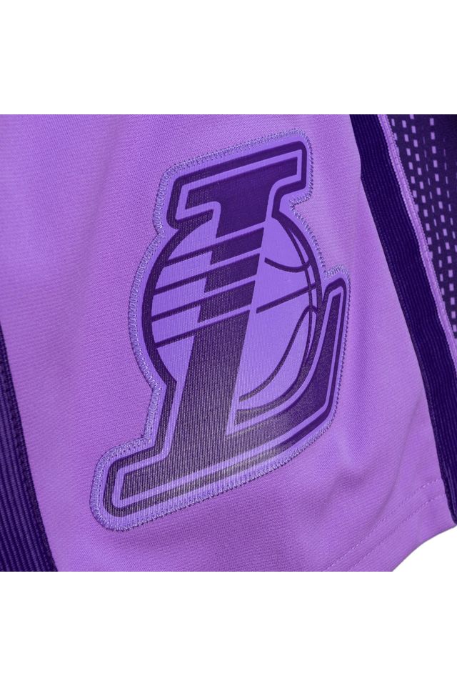 Shorts-Mitchell---Ness-NBA-Monochrome-Swingman-Los-Angeles-Lakers-Roxa
