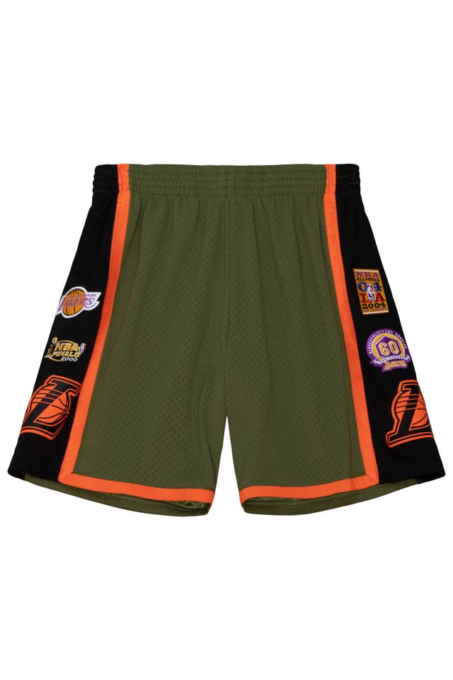 Shorts-Mitchell---Ness-Flight-Swingman-Los-Angeles-Lakers-Verde Shorts-Mitchell---Ness-Flight-Swingman-Los-Angeles-Lakers-Verde