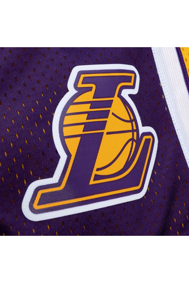Shorts-Mitchell---Ness-Split-Swingman-Los-Angeles-Lakers-Roxo