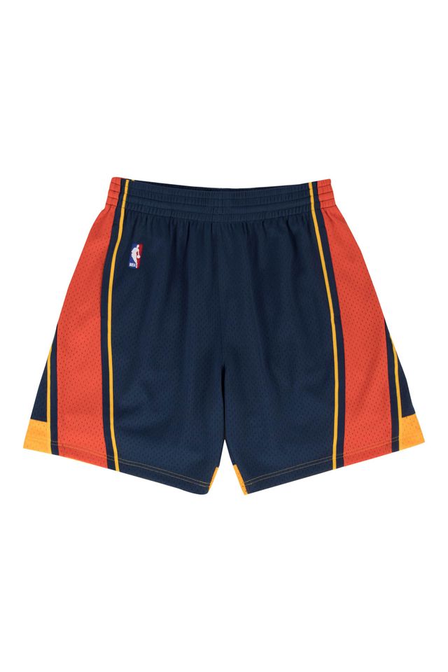 Shorts-Mitchell---Ness-Swingman-Golden-State-Warriors-Road-2009-10-Azul-Marinho Shorts-Mitchell---Ness-Swingman-Golden-State-Warriors-Road-2009-10-Azul-Marinho