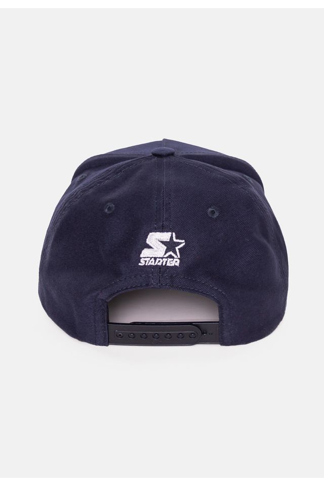Bone-Starter-Snapback-Aba-Curva-Label-Azul-Marinho
