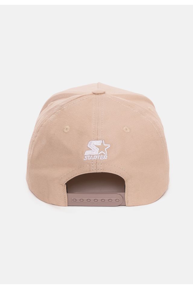 Bone-Starter-Snapback-Aba-Curva-Label-Bege