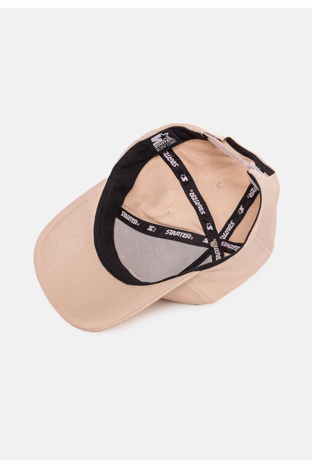 Bone-Starter-Snapback-Aba-Curva-Label-Bege