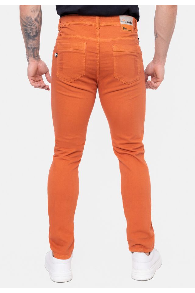 Calca-Jeans-Onbongo-Color-Slim-Laranja