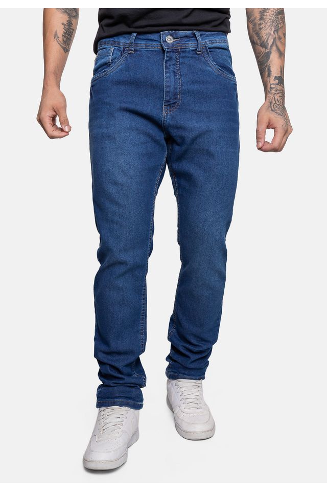 Calca-Jeans-HD-Jeans-Slim-Masculina-Azul Calca-Jeans-HD-Jeans-Slim-Masculina-Azul