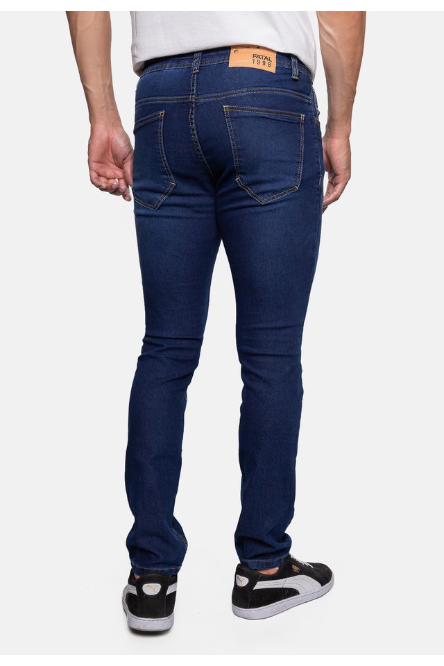 Calca-Jeans-Fatal-Masculina-Jeans-Slim-Azul