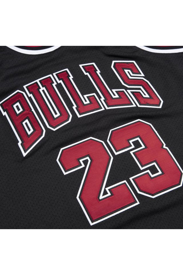 Regata-Mitchell---Ness-Alternate-Authentic-Jersey-Chicago-Bulls-1997-98-Michael-Jordan-Preta