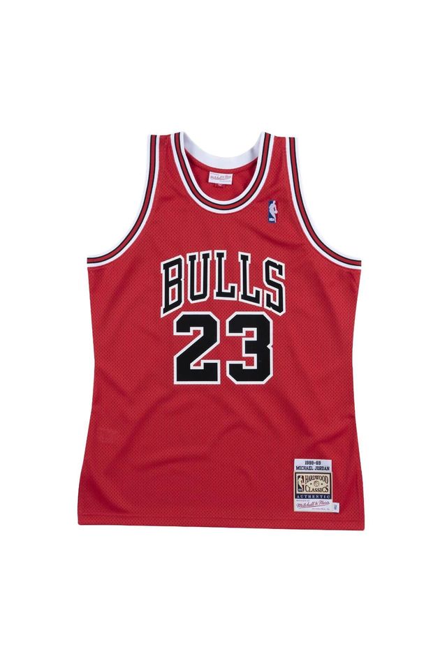 Regata-Mitchell---Ness-Authentic-Jersey-Chicago-Bulls-1988-89-Michael-Jordan-Vermelha Regata-Mitchell---Ness-Authentic-Jersey-Chicago-Bulls-1988-89-Michael-Jordan-Vermelha