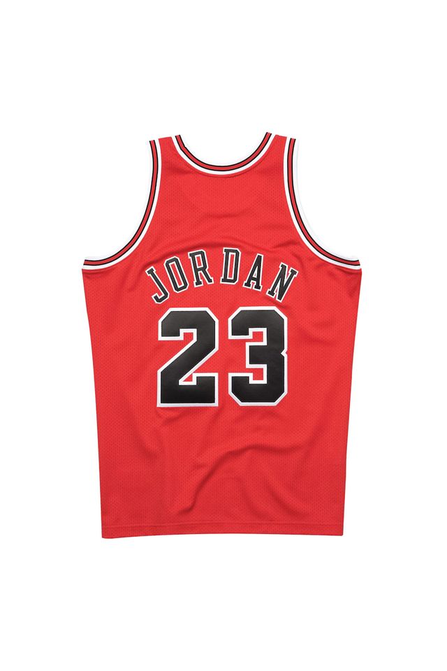 Regata-Mitchell---Ness-Authentic-Jersey-Chicago-Bulls-1996-97-Michael-Jordan-Vermelha