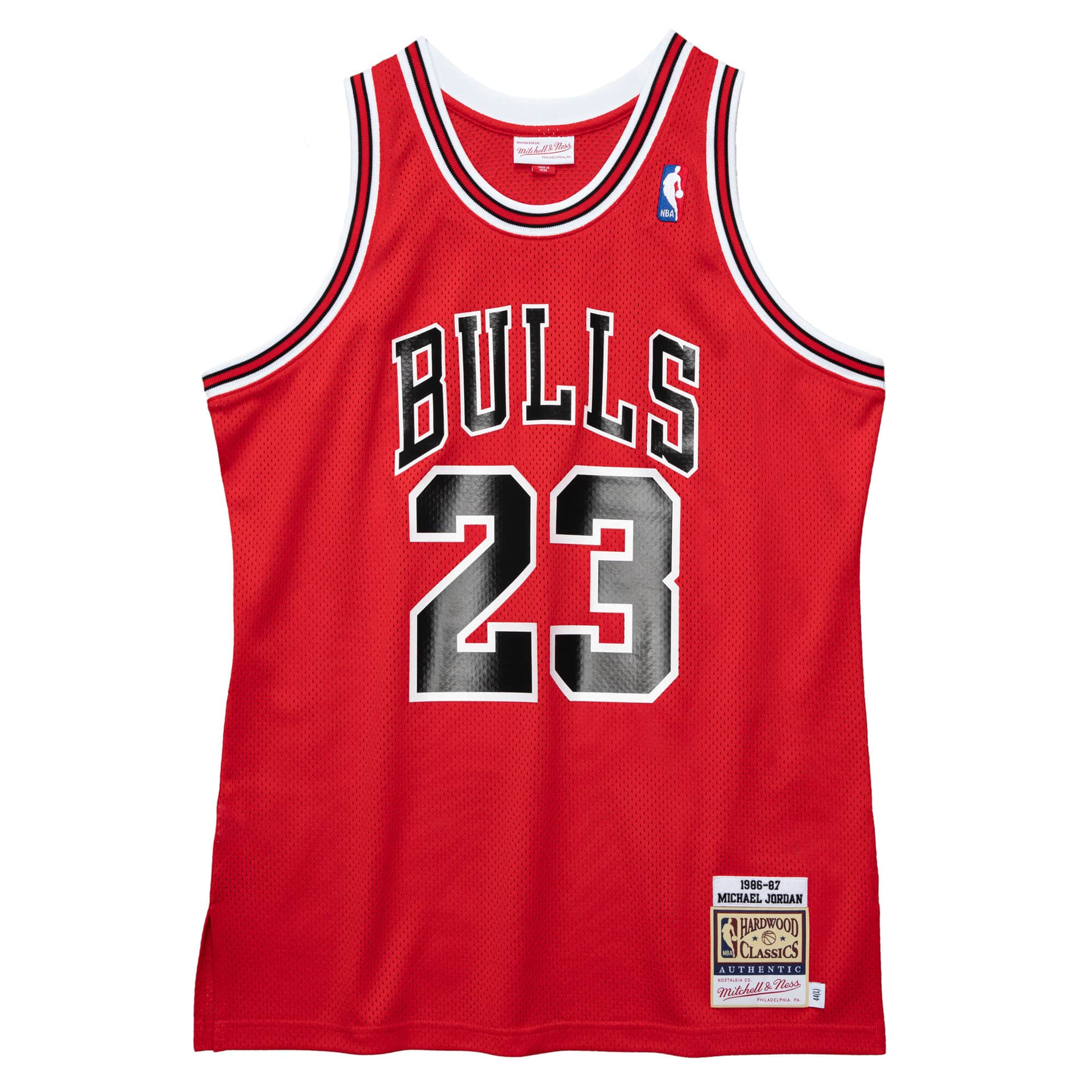 Regata Mitchell & Ness Authentic Jersey Chicago Bulls 1986-1987