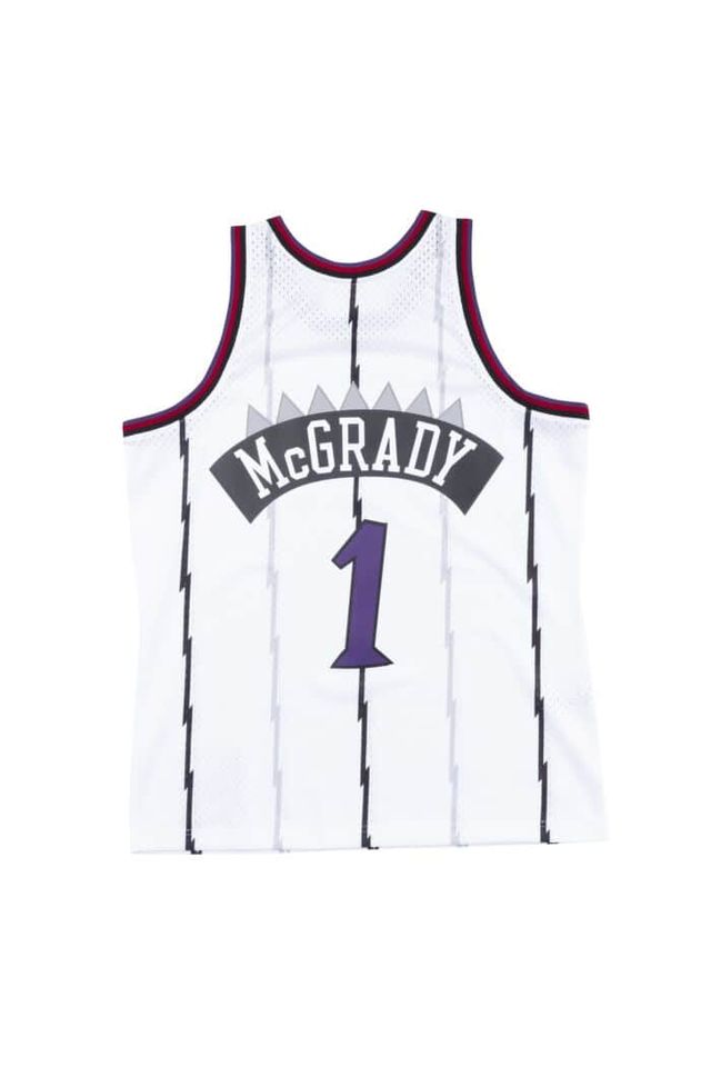 Regata-Mitchell---Ness-Swingman-Jersey-Toronto-Raptors-1998-99-Tracy-Mcgrady-Branca