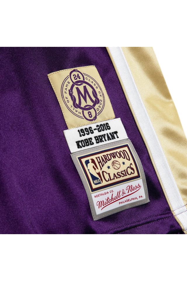 Regata-Mitchell---Ness-Hardwood-Classics-Authentic-Swingman-Jersey-Los-Angeles-Lakers-1996-2016-Kobe-Bryant-Roxa