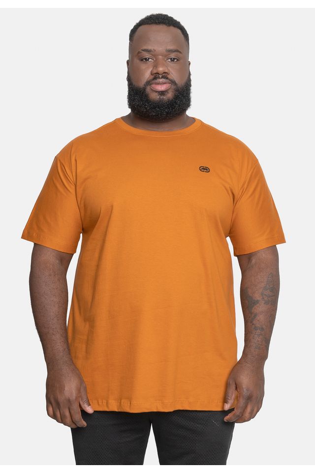Camiseta Ecko Estampada Plus Size Caramelo - Plus P Camiseta Ecko Estampada Plus Size Caramelo - Plus P