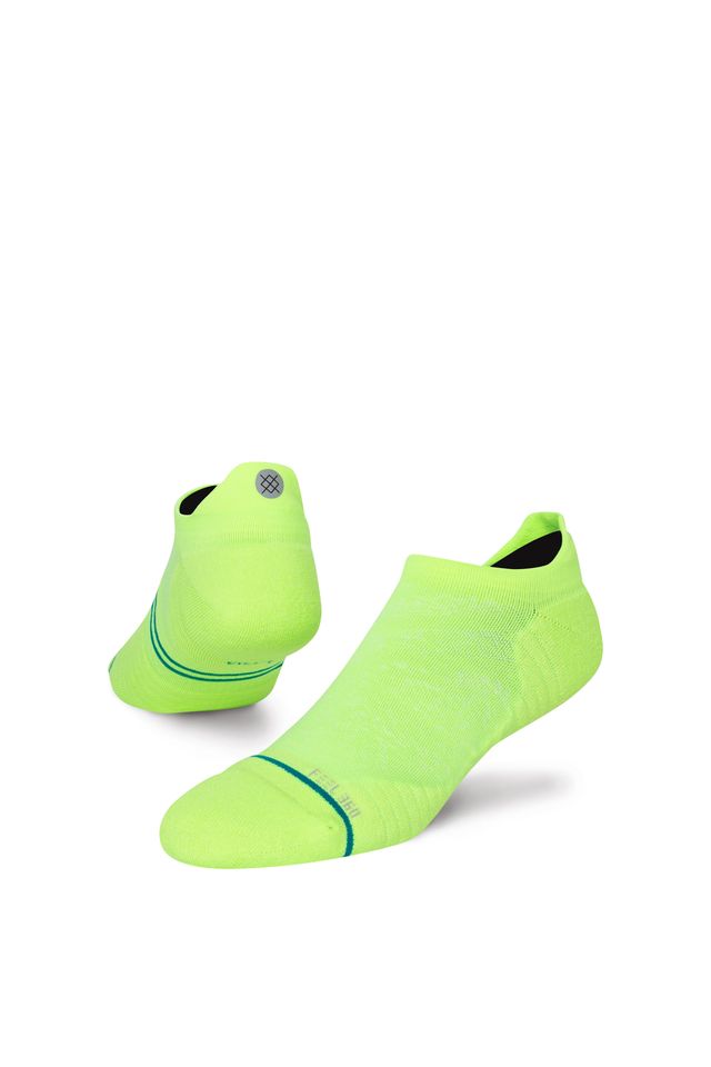 Meia Stance Run Light Tab Verde Limão - ÚNICO