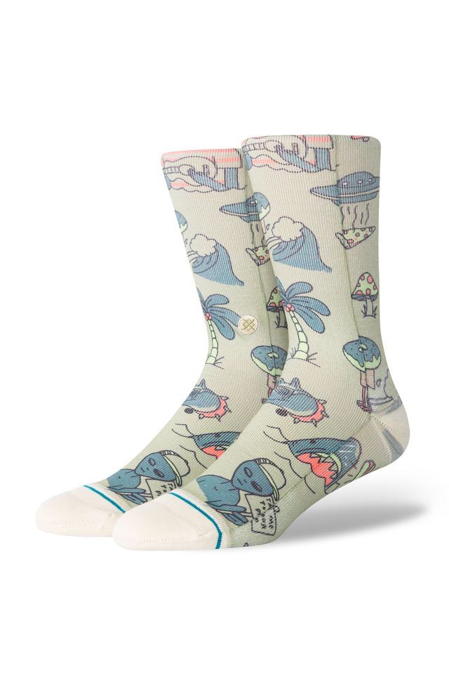 Meia Stance Hunger Verde Mescla - ÚNICO