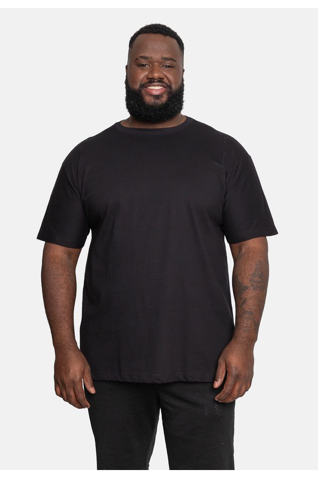 Camiseta HD Estampada Preta - Plus P Camiseta HD Estampada Preta - Plus P