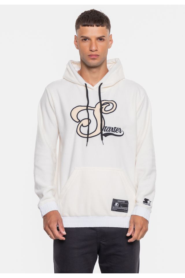 Moletom Starter Masculino Off White - P Moletom Starter Masculino Off White - P