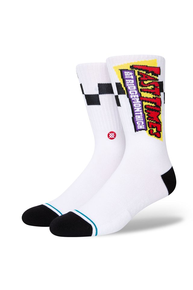 Meia Stance Gnarly Branca - ÚNICO