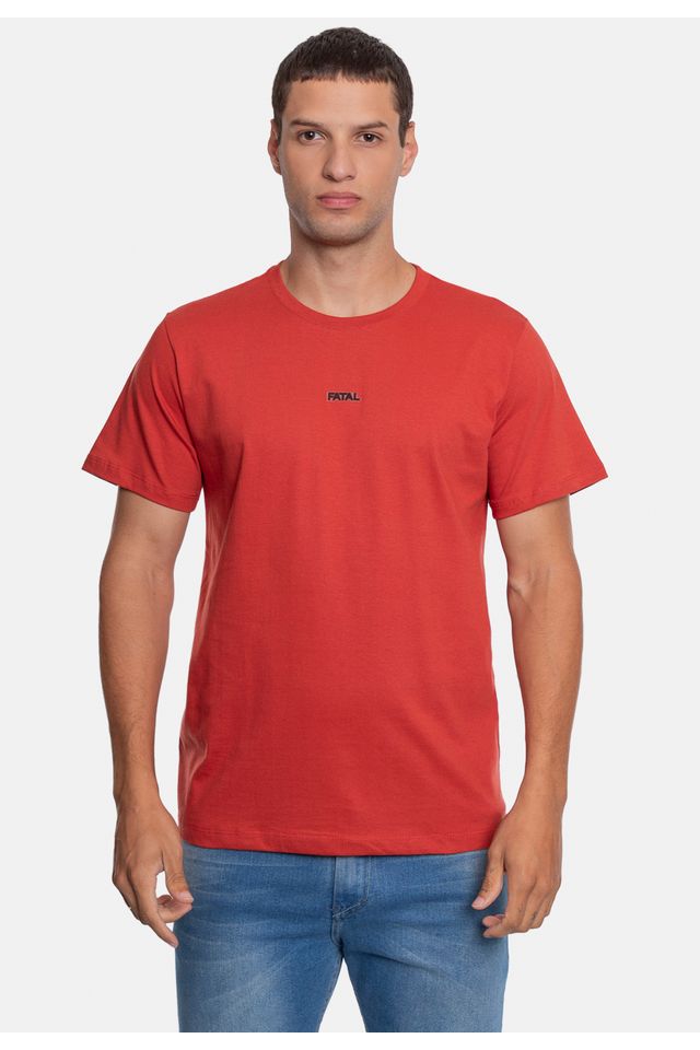 Camiseta Fatal Estampada Vermelha - G