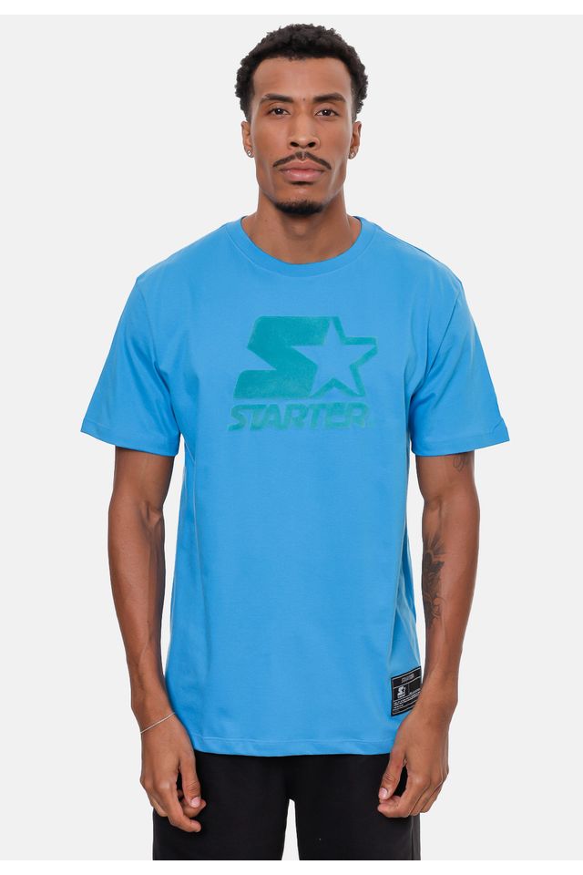 Camiseta Starter Estampada Azul - P