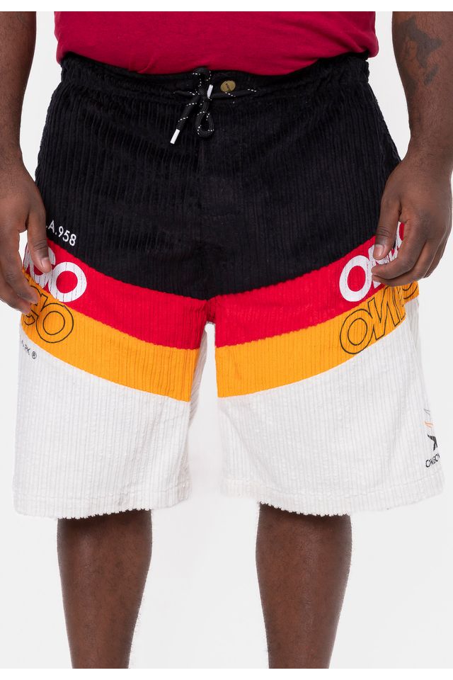 Bermuda Onbongo Veludo Day Preta - P Bermuda Onbongo Veludo Day Preta - P