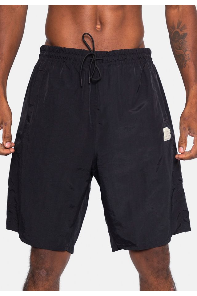 Bermuda Starter Elástico Preta - P