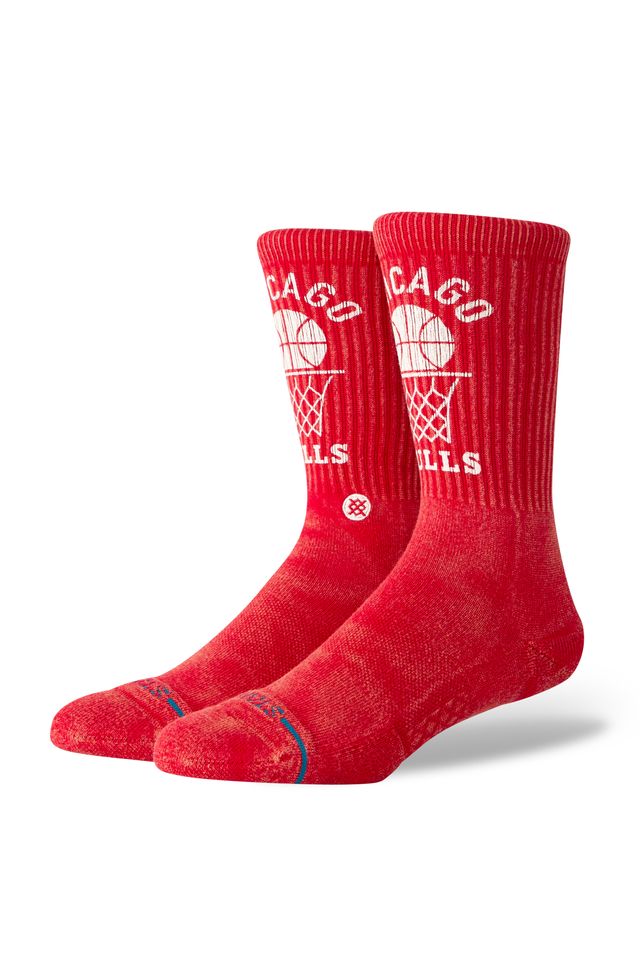 Meia Stance Vintage Chicago Bulls Vermelha - ÚNICO